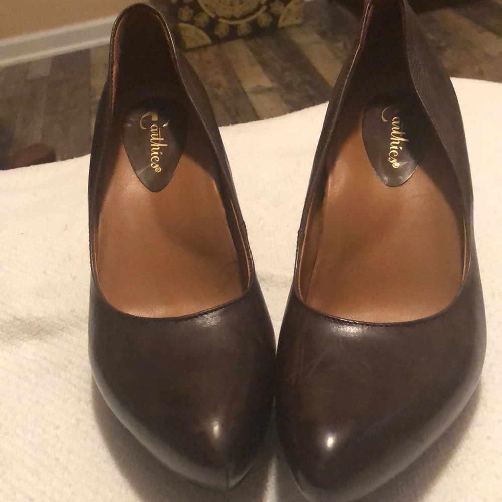 Earthies brown heels